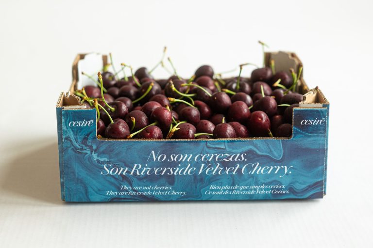 Caja de cerezas Sabor frutas david